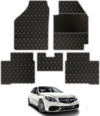 elegant Leatherite Standard Mat For  Mercedes Benz E250(Black, White)