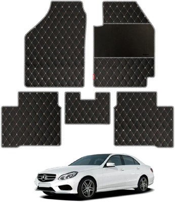 elegant Leatherite Standard Mat For  Mercedes Benz E200(Black, White)