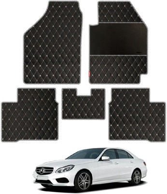 elegant Leatherite Standard Mat For  Mercedes Benz E200(Black, White)