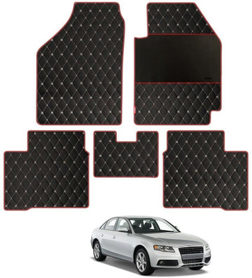 elegant Leatherite Standard Mat For  Audi A4(Black, Red)