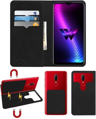 ACM Flip Cover for Lg W30 Pro(Black, Cases with Holder, Pack of: 1)