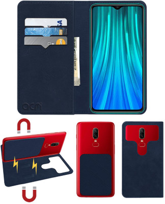 ACM Flip Cover for Xiaomi Redmi Note 8 Pro(Blue, Cases with Holder, Pack of: 1)
