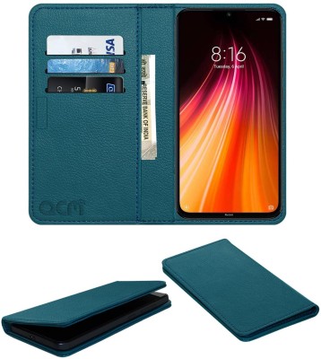 ACM Flip Cover for Redmi Note 8(Blue, Cases with Holder, Pack of: 1)