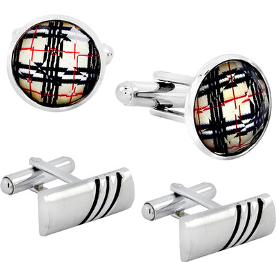 ZIVOM Brass Cufflink Set(Multicolor)