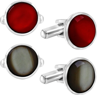 ZIVOM Brass Cufflink Set(Multicolor)