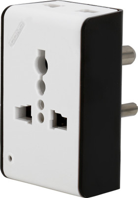 CONA Latest Technology 4311 4311 Next 3 Pin Multi Universal Plug 6A/13A 240V White (Single) Power Adapter|3 pin Multi Universal Plug socket|Electric boad 3 Pin Socket|3 Pin adapter|3 pin top 6 amp/13 amp |3 pin plug Three Pin Plug(White)