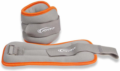 Joyfit Adjustable Ankle and Wrist Weight, .5 KG, Pair Grey Ankle & Wrist Weight(1 kg)