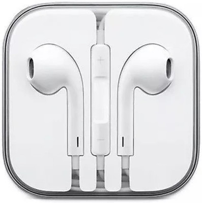 quadronic Earphone Wired Headset(White, Wired in the ear)