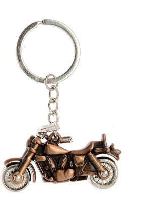 Universal Classic Revolving Wheel Bike Metal Keychain - Bronze Key Chain