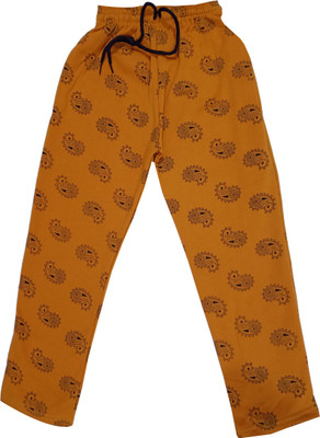 Indistar Track Pant For Boys(Yellow, Pack of 1)