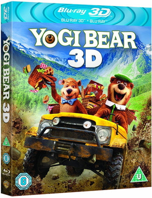Yogi Bear (Blu-ray 3D + Blu-ray) (2-Disc Box Set) (Region Free + Foil Slipcase Packaging + Fully Packaged Import)(3D Blu-ray English)