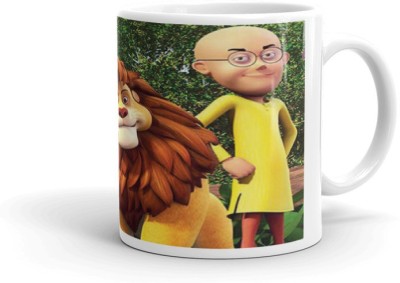 STYLE & FASHION Motu Patlu Cups for Kids | Motu Patlu Coffee Cup and Cups Gifts | Cartoons Cup and Milk Cup for Child| ( ) Gift4You250 Ceramic Coffee Mug(325 ml)