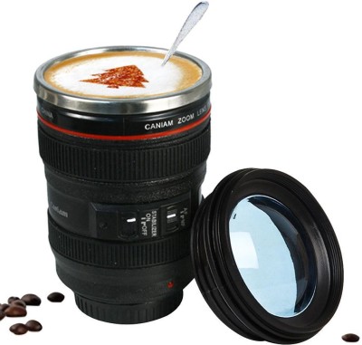 SHAYONA SALES Camera Lens Shape Cup Plastic Coffee Plastic Coffee Mug(350 ml)