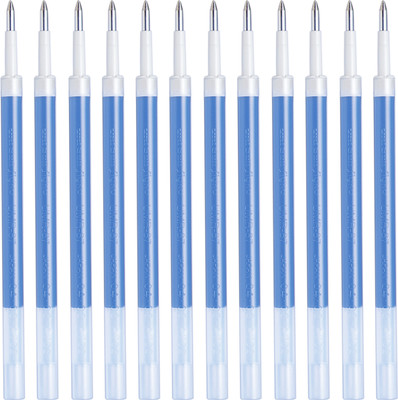 uni-ball UMR-87 0.7 mm Roller Ball Pen Refill | Usable For UMN-207 & UMN-307 Pen | Refill(Pack of 12, Ink Color - Blue)
