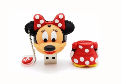 PANKREETI Minnie Mouse 32 GB Pen Drive(Red)