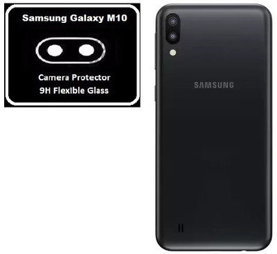 ISAAK Back Camera Lens Glass Protector for Samsung Galaxy M10 Rear Camera Lens Protector(Pack of: 1)