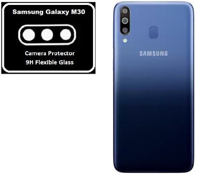 ISAAK Back Camera Lens Glass Protector for Samsung Galaxy M30 Rear Camera Lens Protector(Pack of: 1)