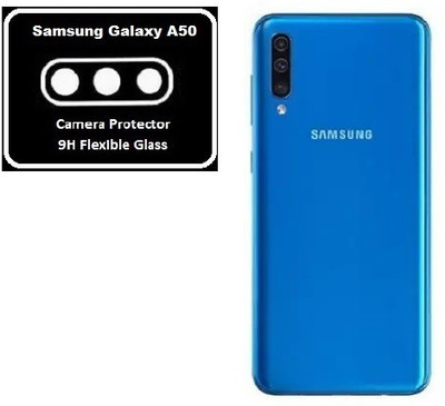 ISAAK Back Camera Lens Glass Protector for Samsung Galaxy A50 Rear Camera Lens Protector(Pack of: 1)
