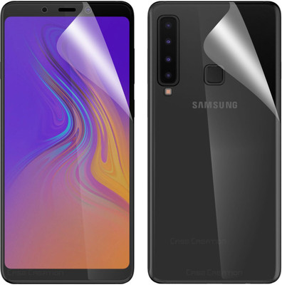 CASE CREATION Front and Back Screen Guard for Samsung Galaxy A9 (2018)(Pack of 2)