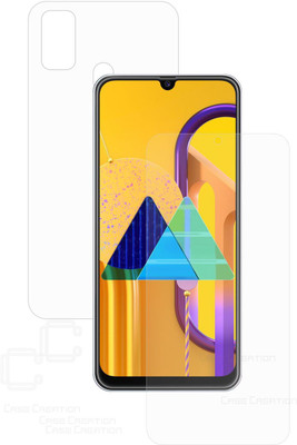 CASE CREATION Front and Back Screen Guard for Samsung Galaxy M30s (2019)(Pack of 2)