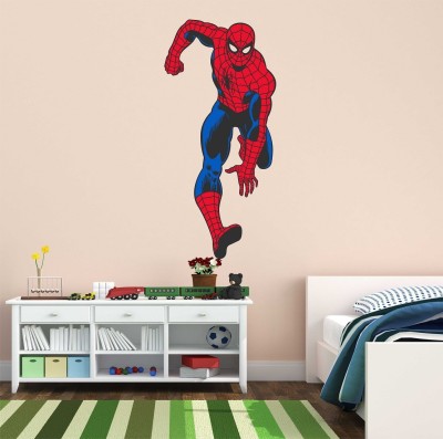 Littlebuds 100 cm SpiderMan Removable Sticker(Pack of 1)