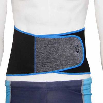 NIVIA Orthopedic Waist Support Adjustable Abdominal Belt(Grey, Blue)