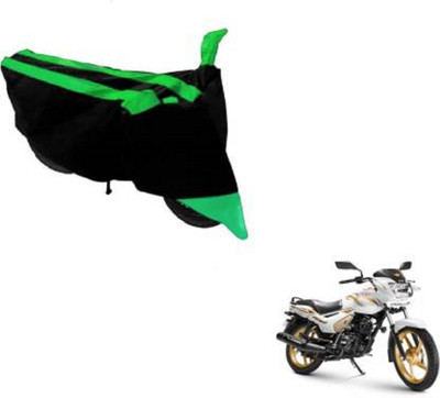 High Quality Waterproof Two Wheeler Cover for TVS(Star City, Green, Black)