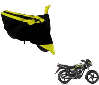 High Quality Waterproof Two Wheeler Cover for TVS(Star City, Yellow, Black)