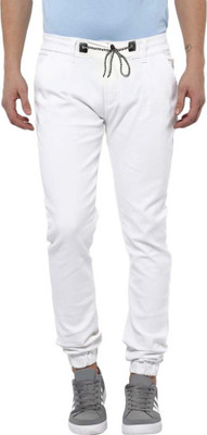 Masterly Weft Slim Men White Jeans
