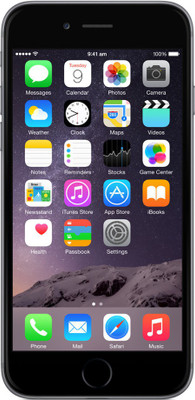 (Refurbished) Apple iPhone 6 (Space Grey, 64 GB)