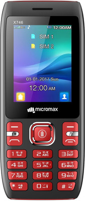 Micromax X746  (Black&Red)