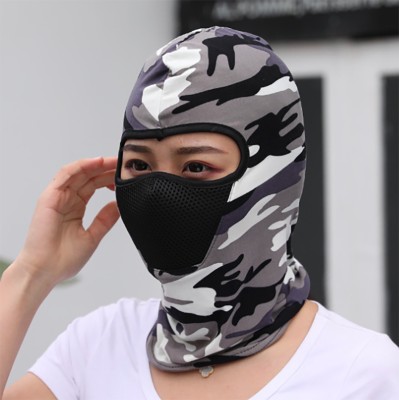 iSweven Grey, Multicolor Bike Face Mask for Men & Women(Size: Free,  Balaclava)