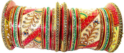 Kumar Services Lac Bangle Set(Pack of 2)