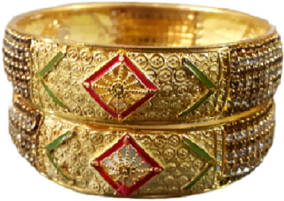 Action World Alloy Gold-plated Bangle Set