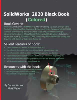 SolidWorks 2020 Black Book (Colored)(English, Paperback, Verma Gaurav)