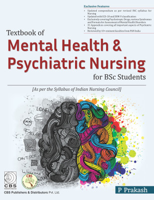 TEXTBOOK OF MENTAL HEALTH AND PSYCHIATRIC NURSING FOR BSC STUDENTS(ENGLISH, Paperback, PRAKASH P)