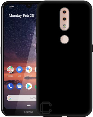 CASE CREATION Back Cover for Nokia 4.2(2019) Soft Flexible Back case with smooth finish(Black, Grip Case, Pack of: 1)