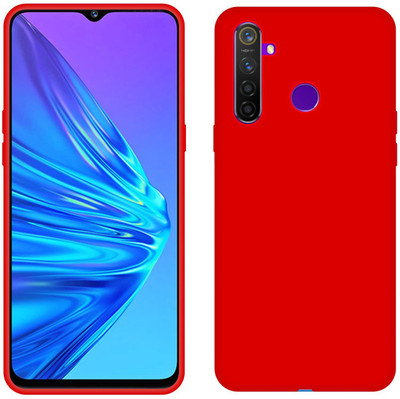CASE CREATION Back Cover for Realme 5 Pro(Blue, Waterproof, Silicon, Pack of: 1)