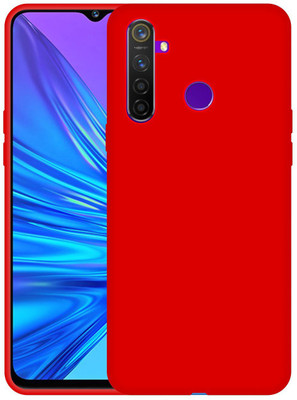 CASE CREATION Back Cover for Realme 5 Pro(Blue, Shock Proof, Silicon, Pack of: 1)