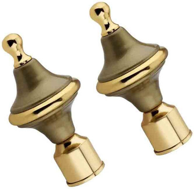 GROWNIX Gold Rod Rail Bracket Metal(Pack of 2)