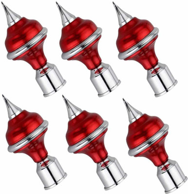 GROWNIX Red Rod Rail Bracket Metal(Pack of 6)