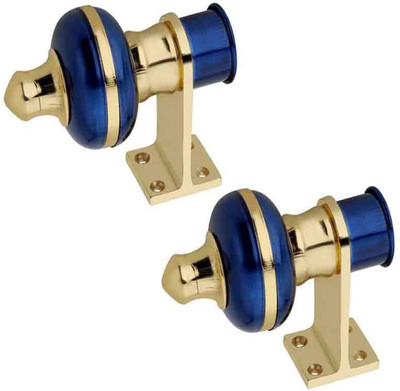 GROWNIX Blue Rod Rail Bracket Metal(Pack of 2)