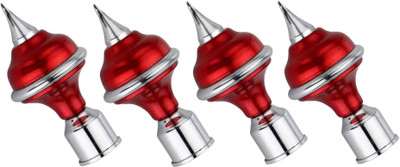 GROWNIX Red Rod Rail Bracket Metal(Pack of 4)