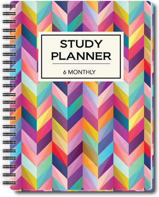 Nourish STUDY A5 Planner/Organizer Ruled 200 Pages(Multicolor)