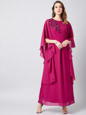 ATHENA Women Maxi Pink Full Length Dress