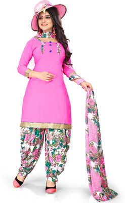 Saara Crepe Printed Salwar Suit Material(Unstitched)