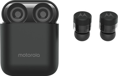 Motorola Vervebuds 110(TWS) Bluetooth Headset(Black, In the Ear)