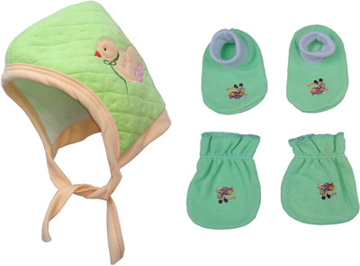 POOJA E-BUSINESS Boys & Girls Casual Cap Mitten(GREEN)