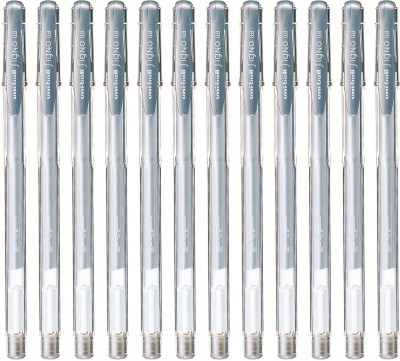 uni-ball Signo UM100 0.7mm Silver Gel Pen(Pack of 12, Silver)