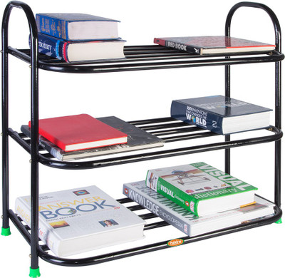 Flipkart Perfect Homes Studio Metal Open Book Shelf(Finish Color - Black, DIY(Do-It-Yourself))